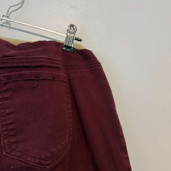 Indigo Blue Large Maternity Skinny Pants With Elastic Waistband Large - Picture 4 of 8